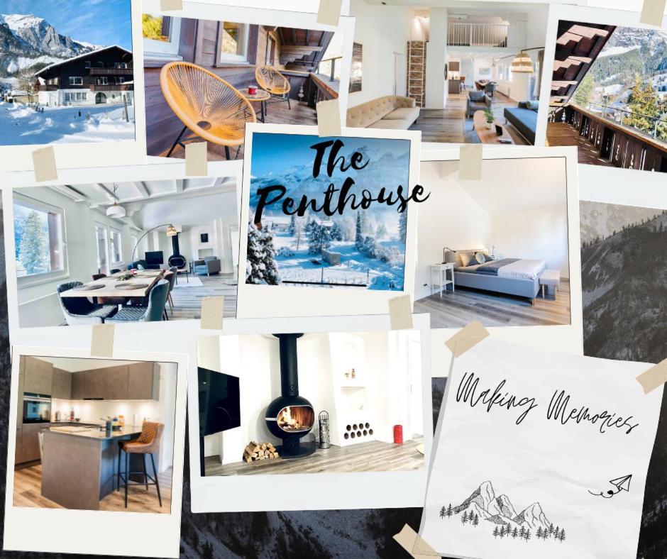 Unique Penthouse With Gallery And Mountain View カンデルシュテッグ エクステリア 写真